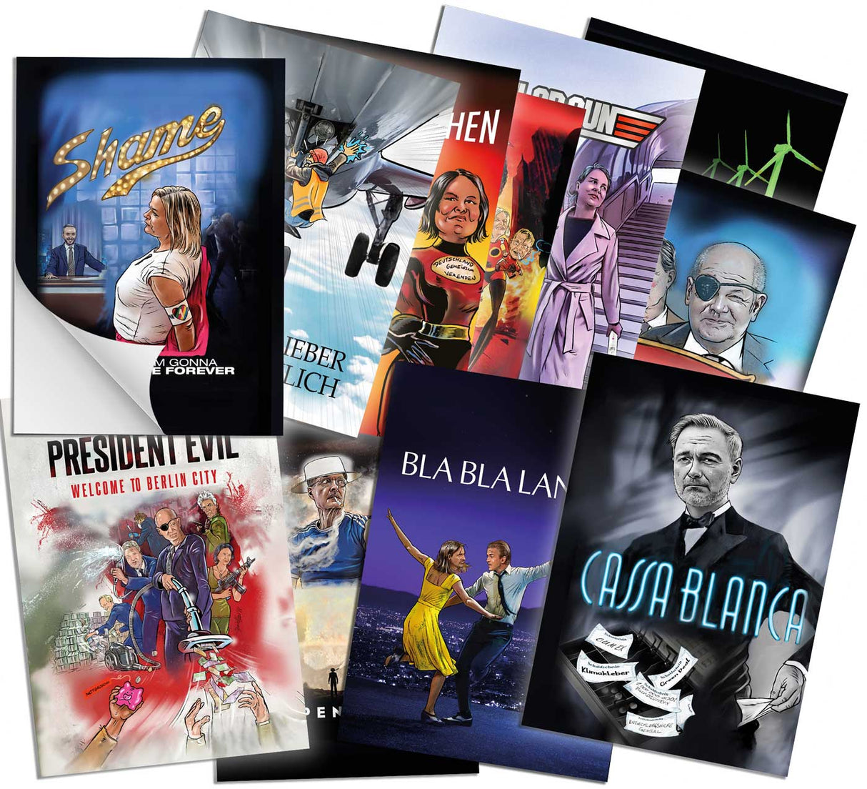 Aufkleber-Set - Blockbooster 2024