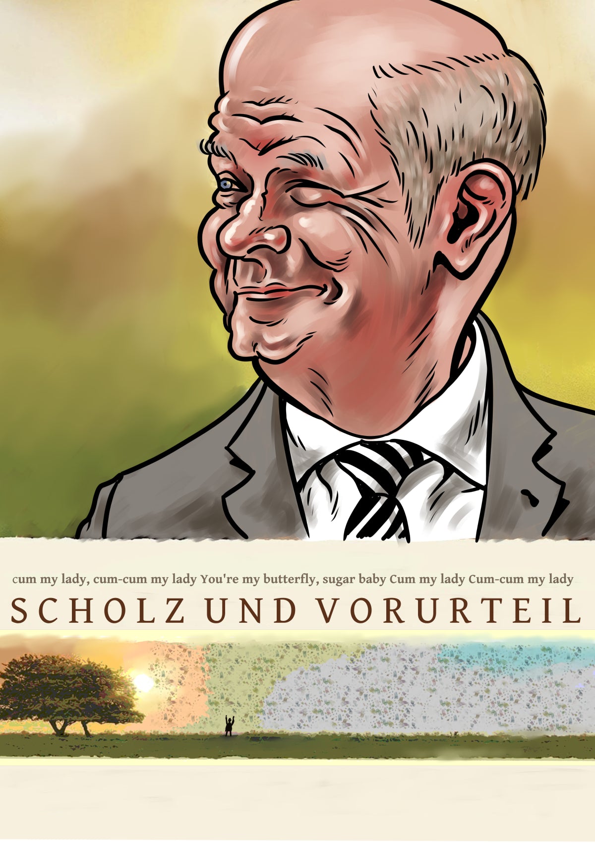 Scholz und Vorurteil - DIN A2 Poster (hochformat)