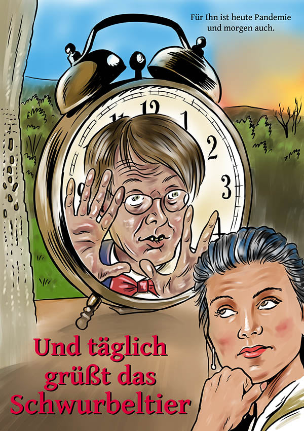 Und täglich grüßt das Schwurbeltier - DIN A2 Poster (hochformat)