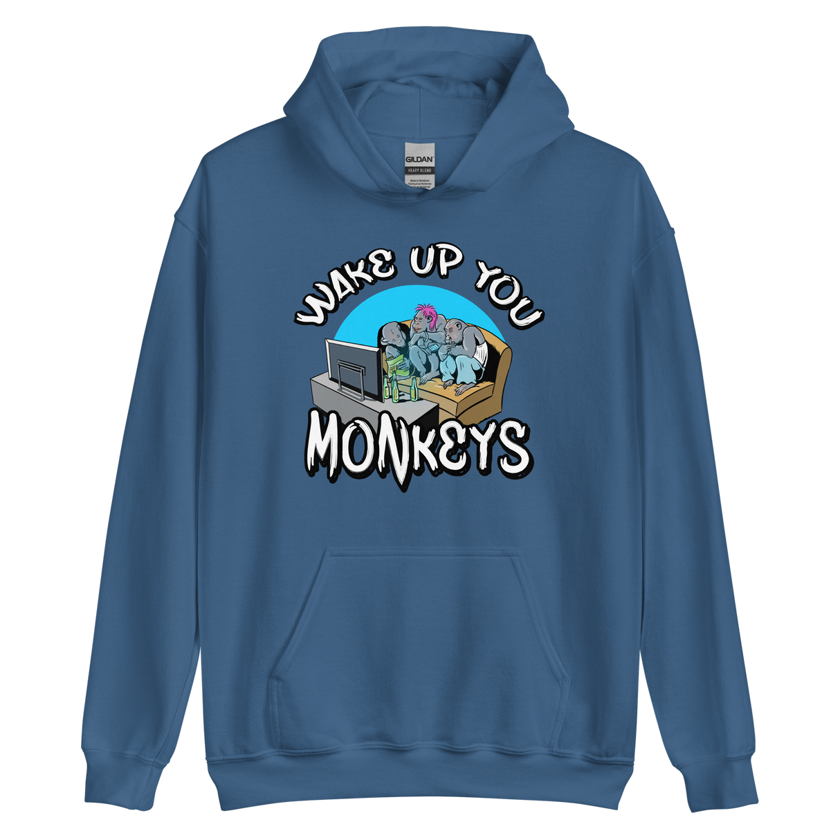 Unisex Hoodie - Wake up you Monkeys