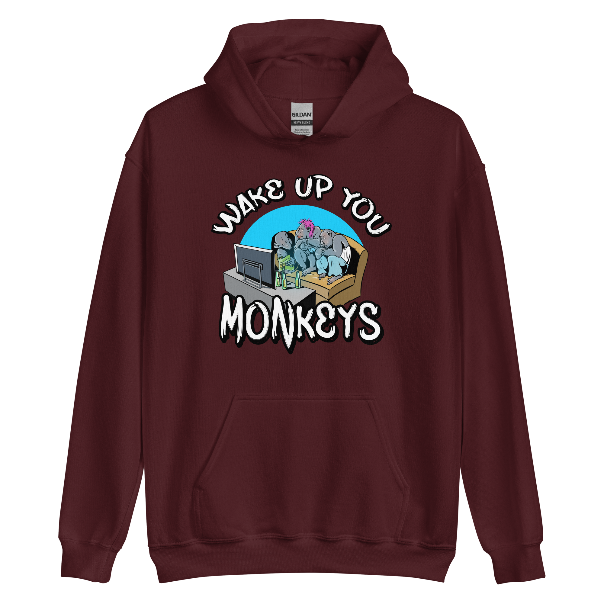 Unisex Hoodie - Wake up you Monkeys