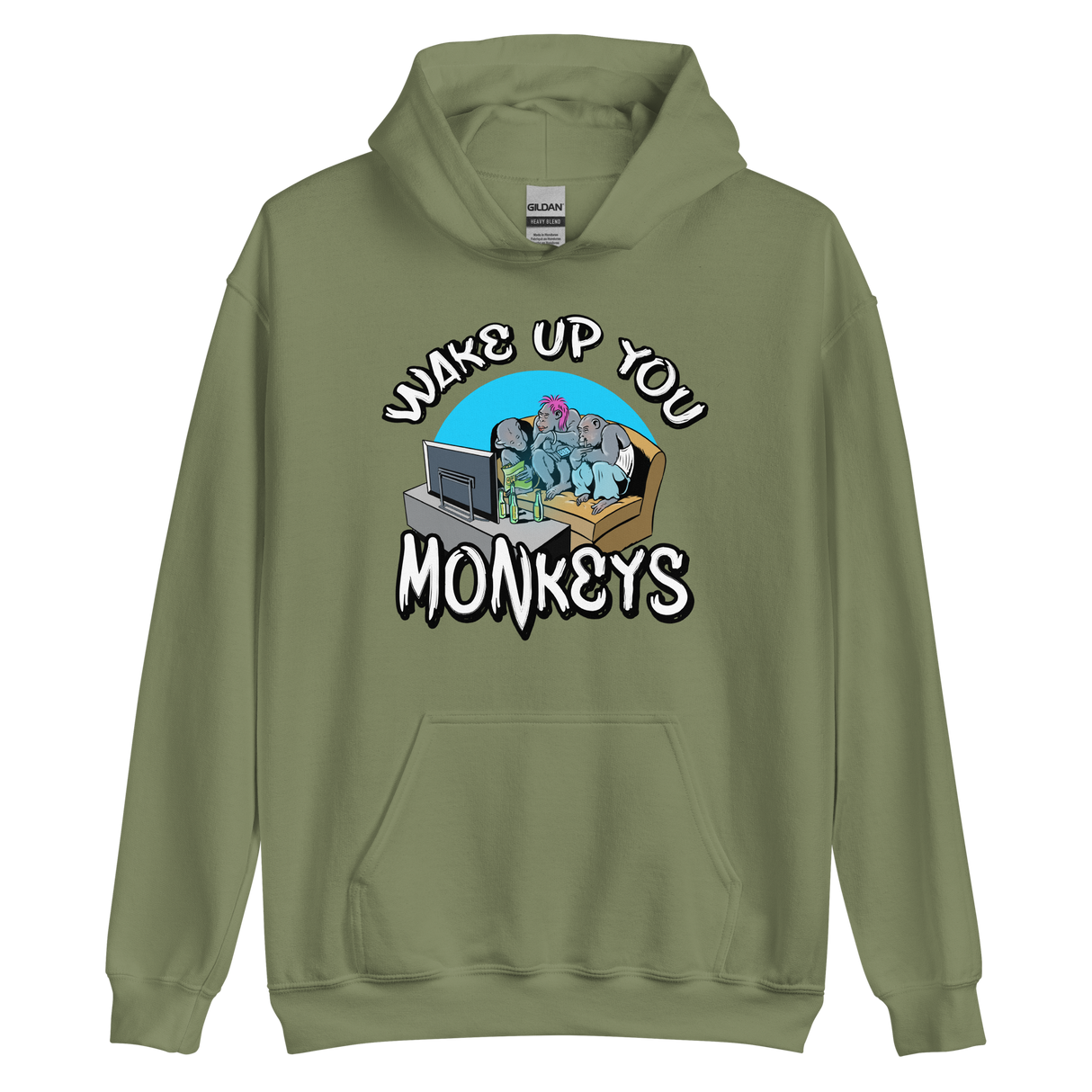 Unisex Hoodie - Wake up you Monkeys