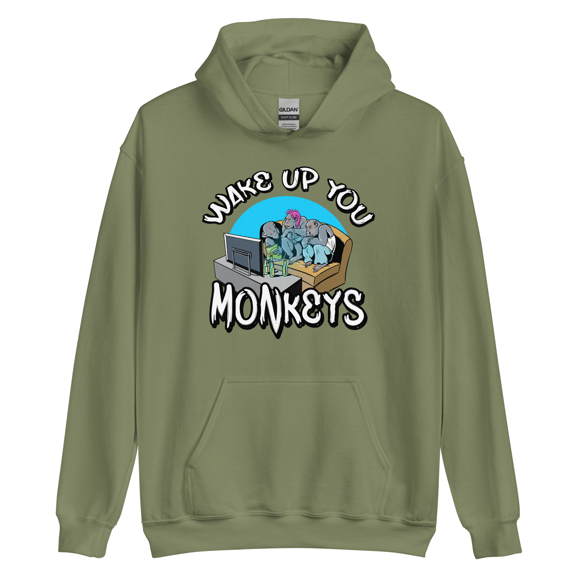 Unisex Hoodie - Wake up you Monkeys