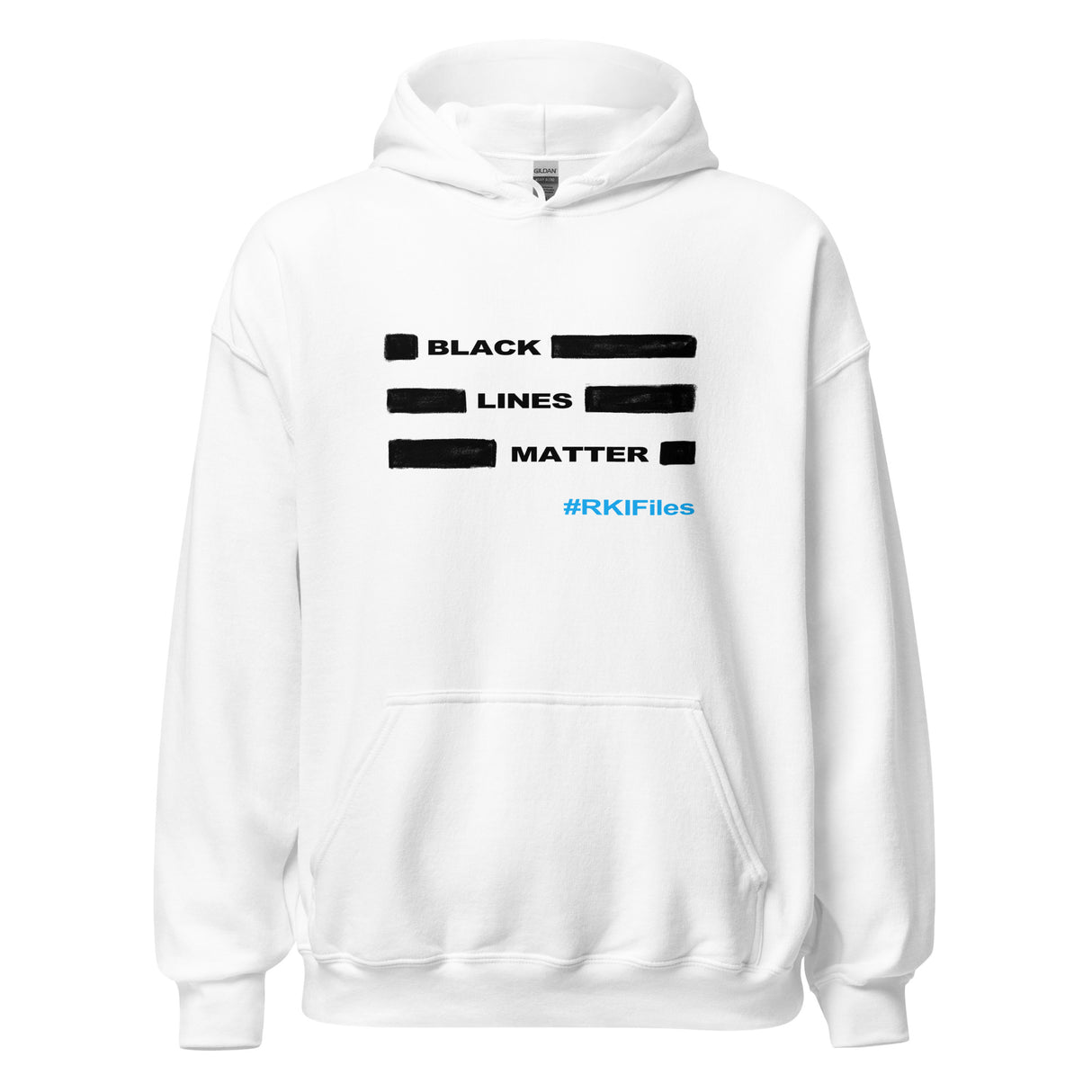 Unisex-Hoodie "Black Lines Matter" #RKI Files