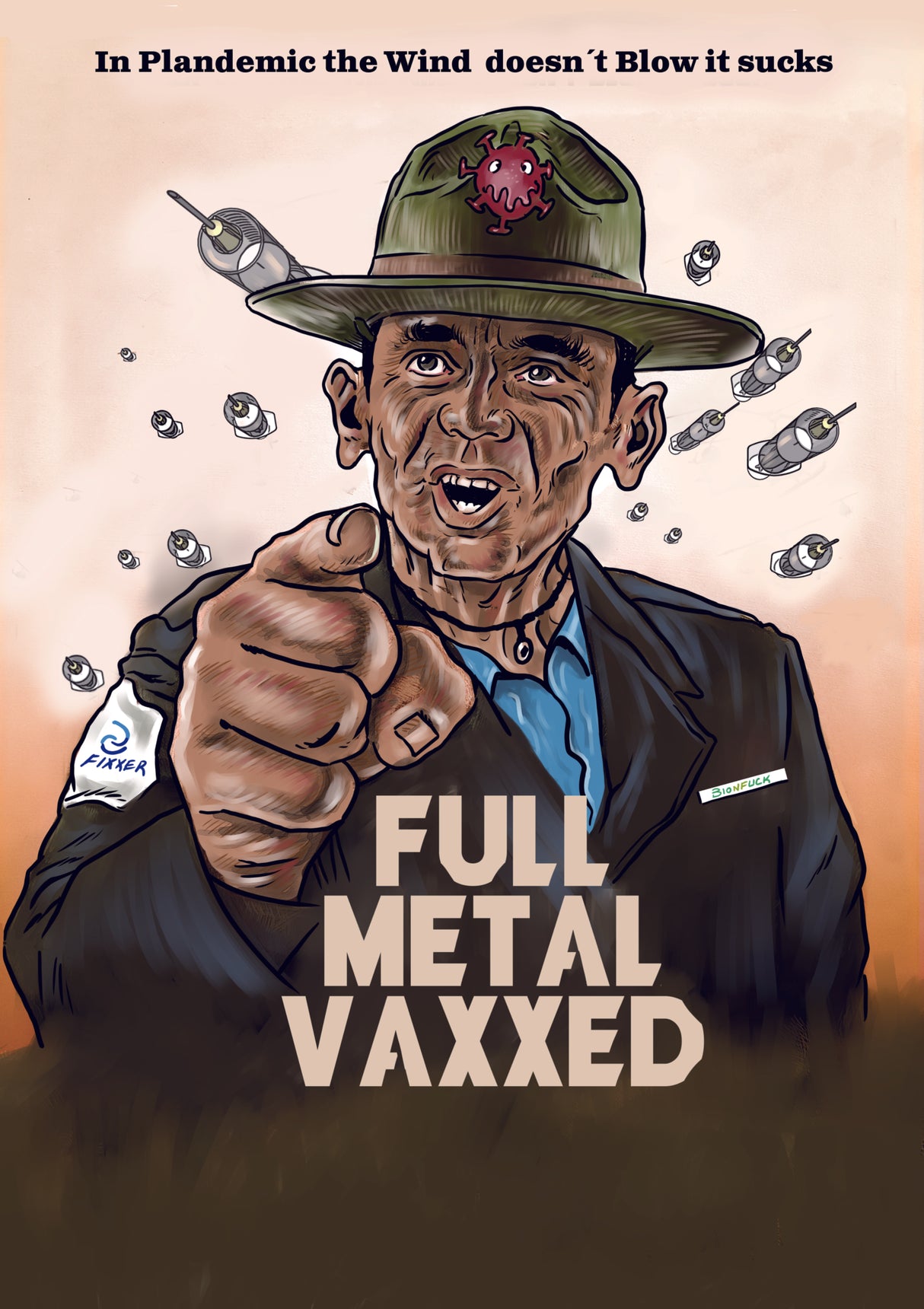 Full Metall Vaxxed - Poster
