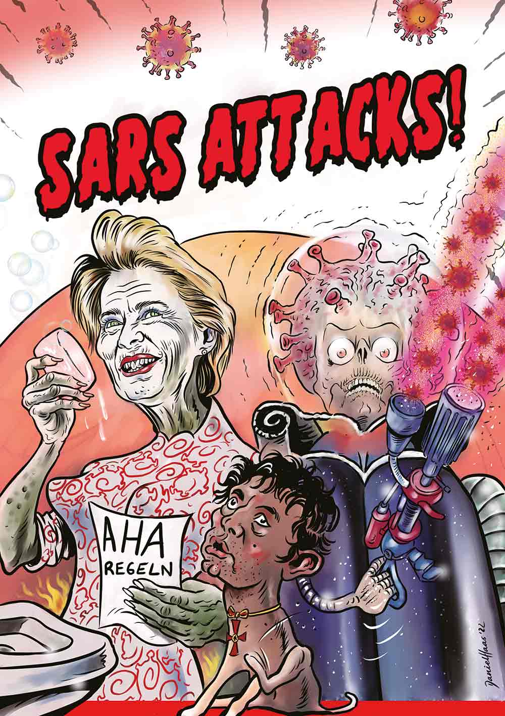 SARS ATTACKS - Poster
